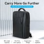 Vention Mochila KRRB0 Impermeable Negra 20L para Portátiles de hasta 15.6 pulgadas